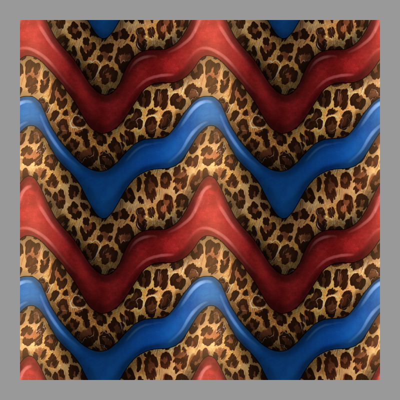 Leopard 4th Of July Seamless Pattern Vintage Hoodie by BundleAndBundleShop | Teevron