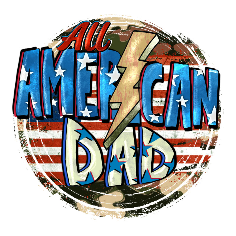 All American Dad 4th Of July Premium Tee by CowGirlArtShop | Teevron