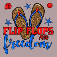 Flip Flops And Freedom Vintage Hoodie | Teevron