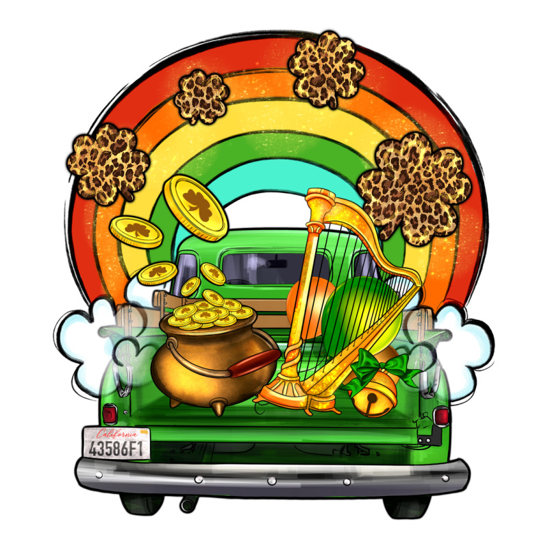 St. Patrick's Day Truck Ladies Tee by OliviaCreatesArt | Teevron
