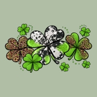 Western Cowhide Leopard Glitter Shamrocks Urban Heavy Tee | Teevron