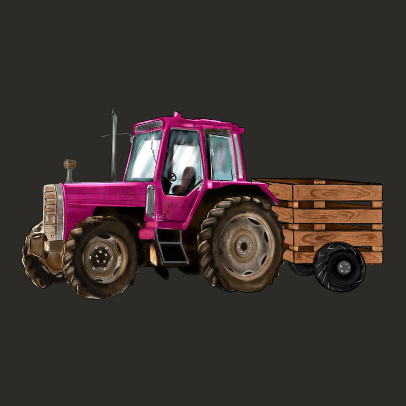 Pink Farm Tractor Heavy Core Tee by RanaPortraitStore | Teevron