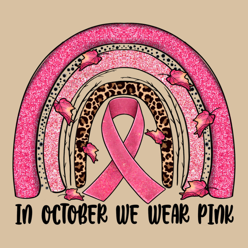 In October We Wear Pink Rainbow Heavyweight Hoodie by JahusDesignShop | Teevron