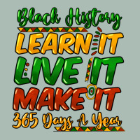 Black History Learn It Live It Make It 365 Days Classic Tee | Teevron