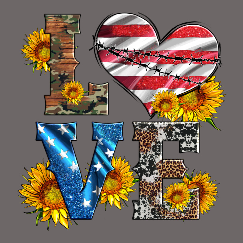 Love With Sunflowers And Usa Flag Classic Tee by Artiststas | Teevron