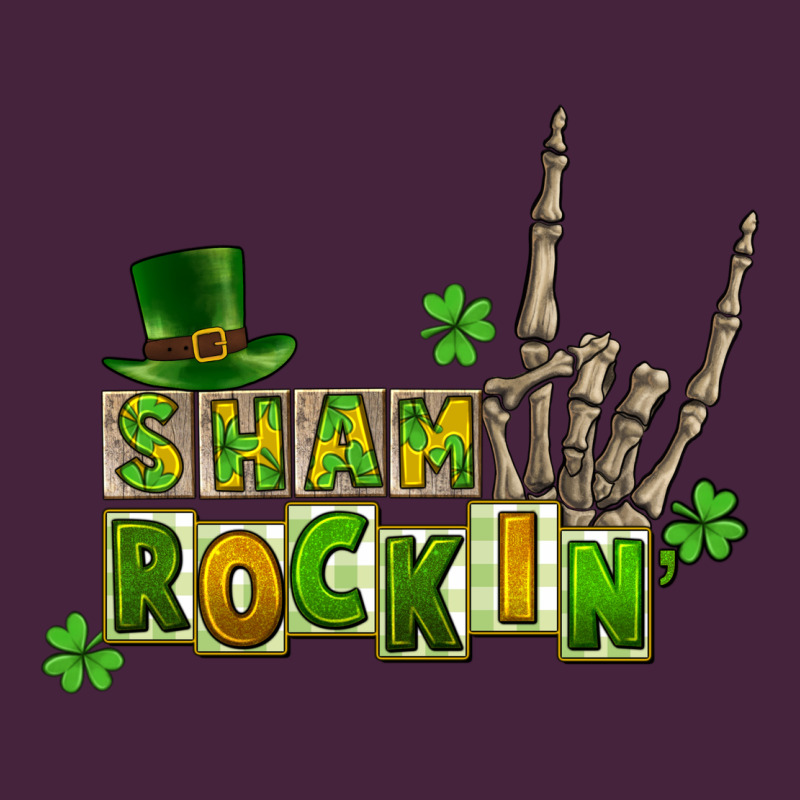 Sham Rockin Skeleton Hand St. Patrick's Premium Tee by CowGirlArtShop | Teevron