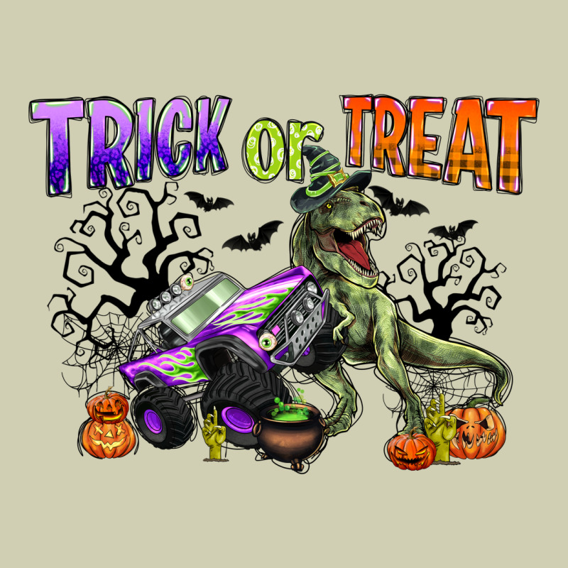 Trick Or Treat With Monster Truck And T Rex Heavy Core Tee by CowGirlArtShop | Teevron