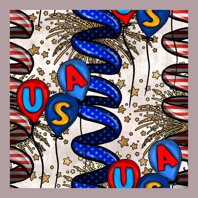 Usa Balloons Seamless Pattern Vintage Hoodie by BundleAndBundleShop | Teevron