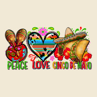 Peace Love Cinco De Mayo Ladies Tee | Teevron