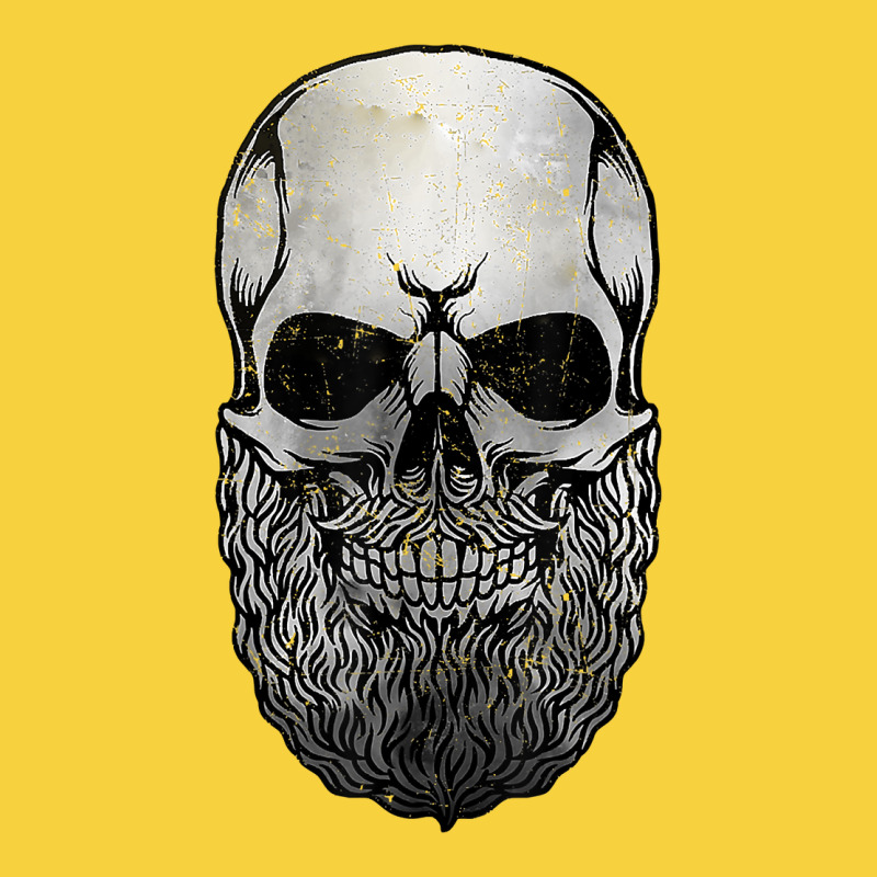 Creepy Bald And Bearded Skull For Halloween & Skeletons Fans T Shirt Premium Sweatshirt by baoMotion | Teevron