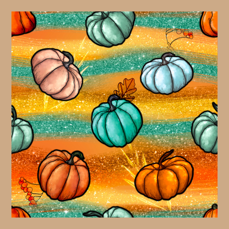 Pumpkin And Glitter Seamless Pattern Vintage Hoodie by BundleAndBundleShop | Teevron