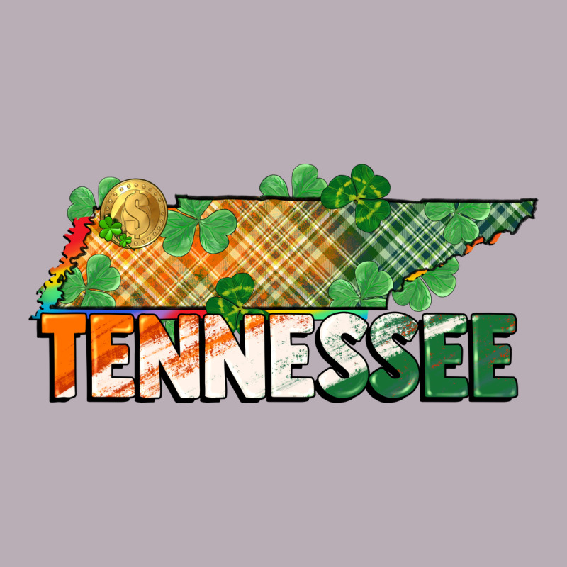 Tennessee Map St Patricks Day Vintage Tee by FaDigitalArtStudio | Teevron