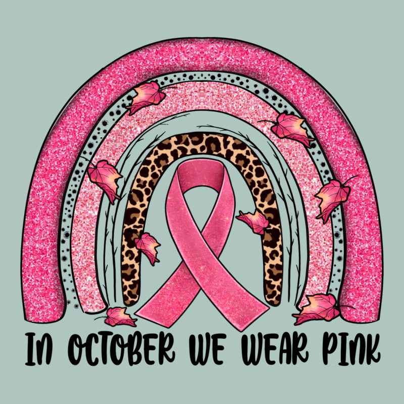 In October We Wear Pink Rainbow Premium Sweatshirt by JahusDesignShop | Teevron