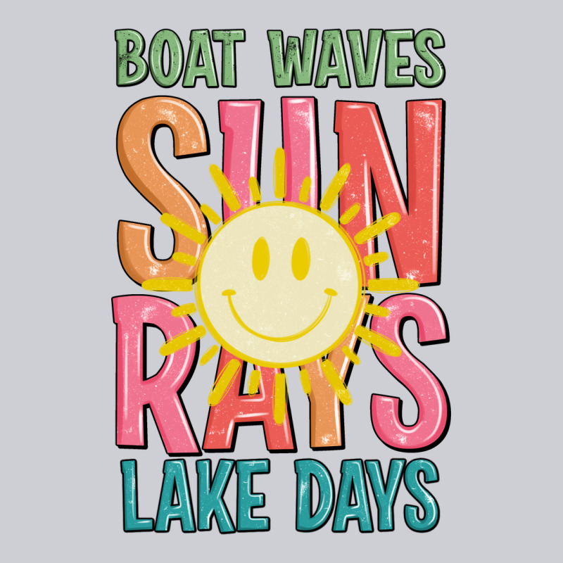 Boat Waves Sun Rays Lake Days Heavyweight Sweatshirt by JahusDesignShop | Teevron
