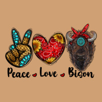 Peace Love Bison Vintage Tee | Teevron