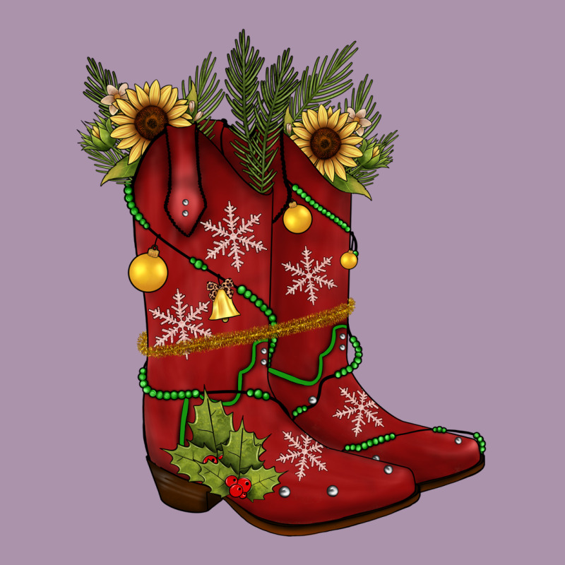 Christmas Boots Heavyweight Hoodie by JahusDesignShop | Teevron