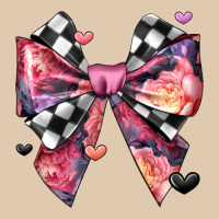 Coquette Bow Floral Checkered Pattern Heavyweight Sweatshirt | Teevron