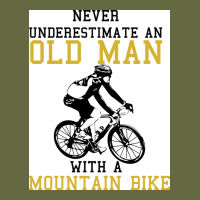 Never Underestimate An Old Man With A Mountain Bike Long Sleeve Tee | Teevron