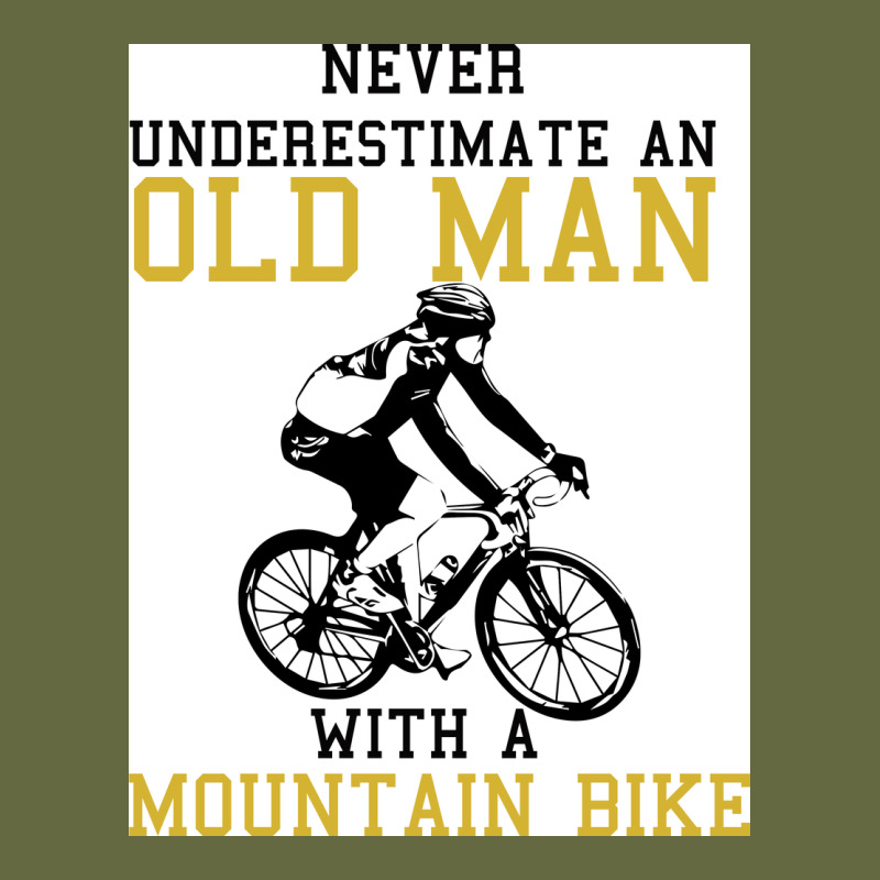 Never Underestimate An Old Man With A Mountain Bike Long Sleeve Tee by Bettercallsaul | Teevron