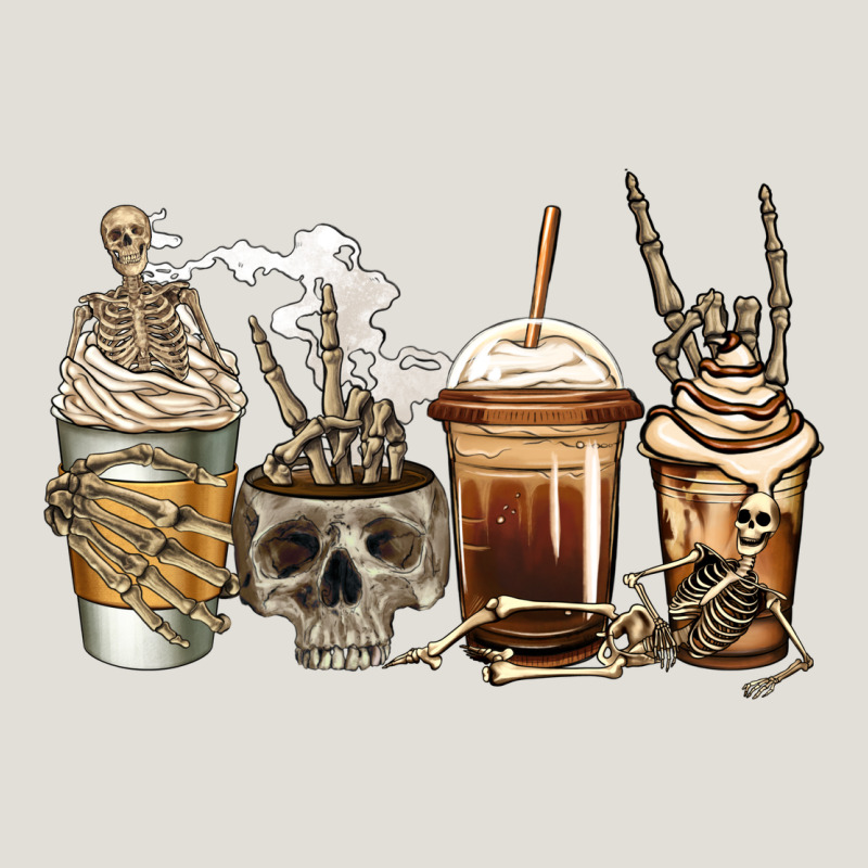 Skeleton Coffee Heavy Core Tee by Jasminsmagicworld | Teevron