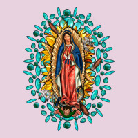 Our Lady Of Guadalupe Gemstone Sunflowers Ladies Tee | Teevron