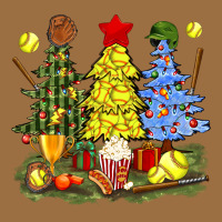 Christmas With Softball Trees Bbs Vintage Tee | Teevron