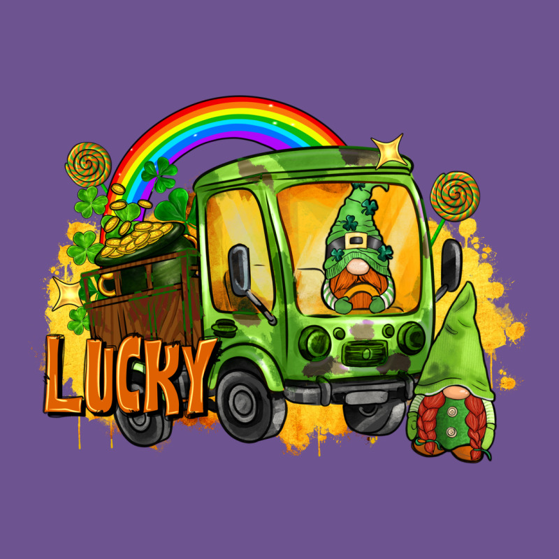Lucky Gnomes Truck St. Patrick's Day Vintage Tee by FaDigitalArtStudio | Teevron