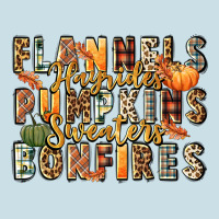 Flannels Hayrides Pumpkins  Bonfires Ladies Tee | Teevron