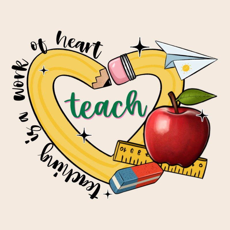 Teaching Is A Work Of Heart Zipper Hoodie by JahusDesignShop | Teevron