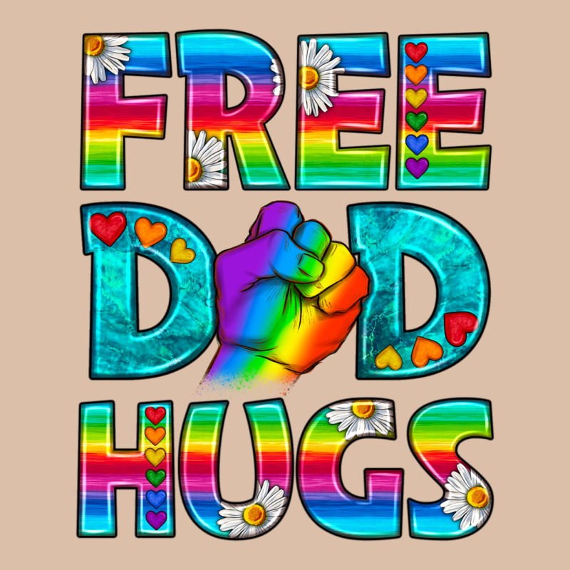 Pride Lgbtq Free Dad Hugs Urban Heavy Tee by BundleAndBundleShop | Teevron