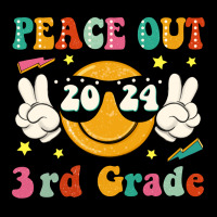 Peace Out 2024 3rd Grade Heavyweight Sweatshirt | Teevron