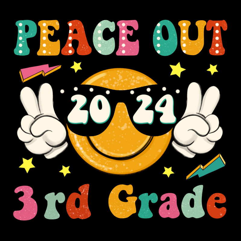 Peace Out 2024 3rd Grade Heavyweight Sweatshirt by JahusDesignShop | Teevron