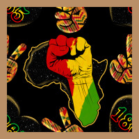African Freedom Seamless Pattern Vintage Hoodie | Teevron