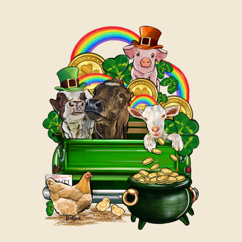 St. Patrick's Day Animal Truck Premium Tee by CowGirlArtShop | Teevron