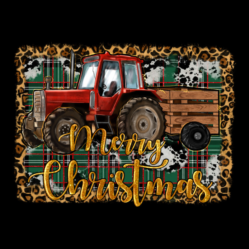 Merry Christmas Farm Tractor Heavy Core Tee by RanaPortraitStore | Teevron