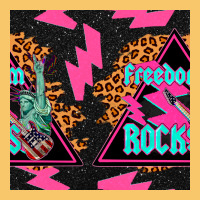 Freedom Rocks Seamless Pattern Vintage Hoodie | Teevron