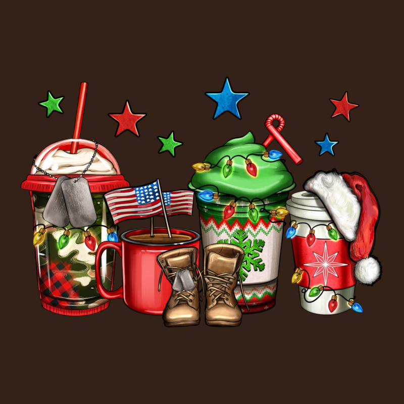 Army Christmas Coffee Heavy Core Tee by Jasminsmagicworld | Teevron
