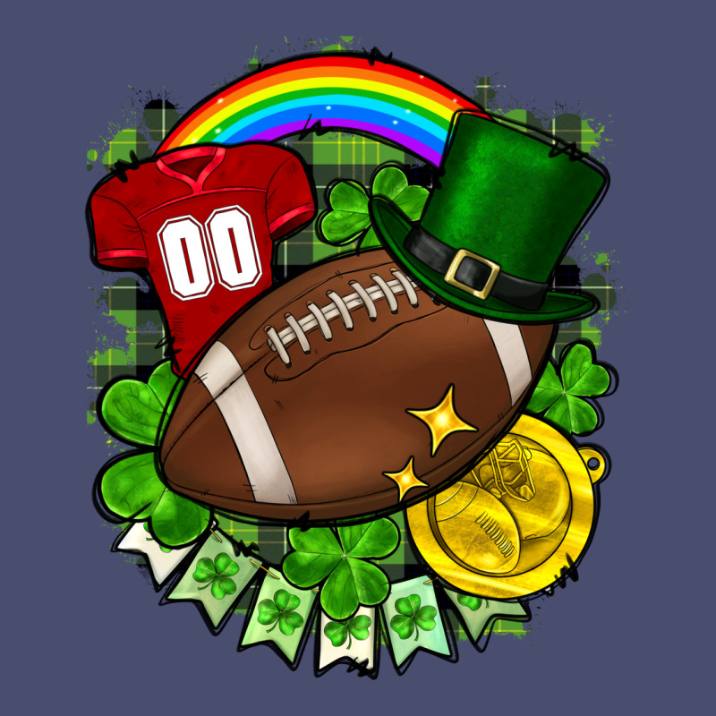 St. Patrick's Day American Football Vintage Tee by FaDigitalArtStudio | Teevron