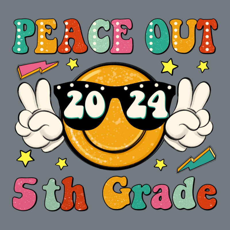 Peace Out 2024 5th Grade Heavyweight Sweatshirt by JahusDesignShop | Teevron