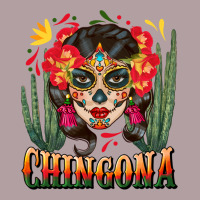 Chingona Sugar Skull Vintage Hoodie | Teevron
