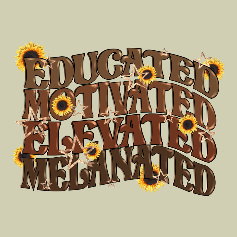 Educated Motivated Elevated Melanated Juneteenth Heavy Core Tee by CowGirlArtShop | Teevron