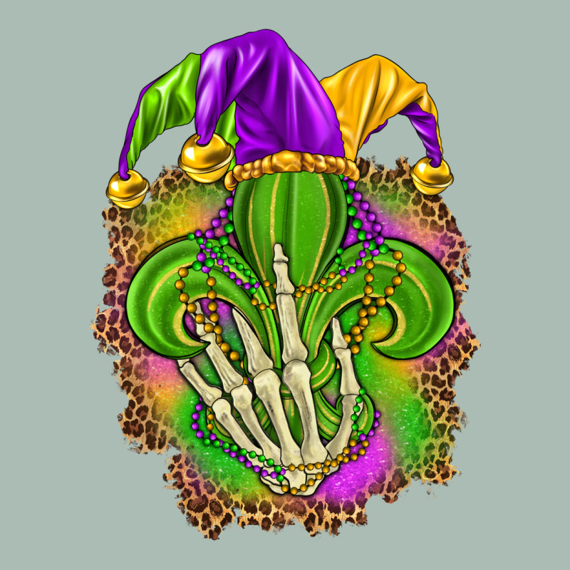 Mardi Gras With Skeleton Hand Classic Tee by HowdyJamesFarm | Teevron