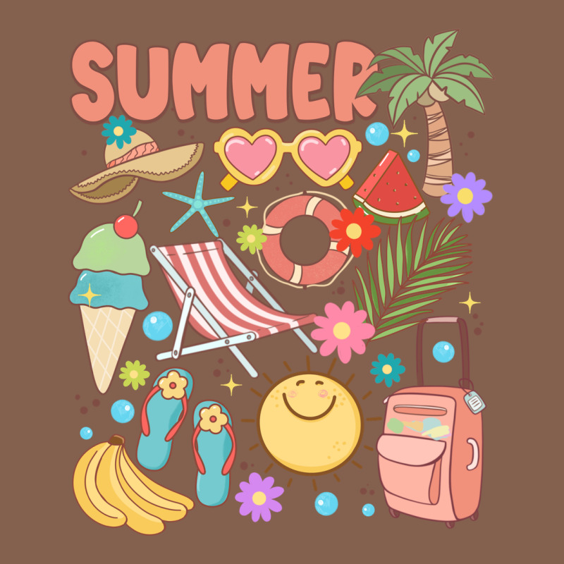 Retro Summer Zipper Hoodie by JahusDesignShop | Teevron