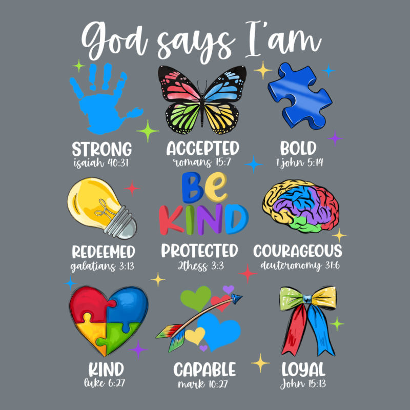 God Says I Am Autism Heavyweight Sweatshirt by JahusDesignShop | Teevron