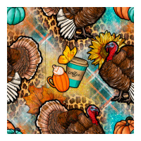 thanksgiving turkey seamless pattern | Teevron