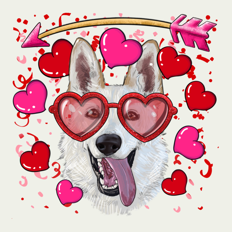 Valentine's Day  White Shepherd Urban Heavy Tee by RanaPortraitStore | Teevron