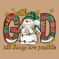 With God All Things Are Possible With Snowman Bbs Vintage Tee | Teevron