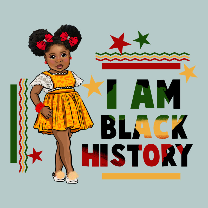 I Am Black History Black Girl Peekaboo Juneteenth Heavy Core Tee by CowGirlArtShop | Teevron
