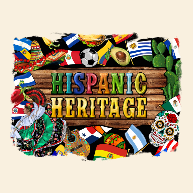 Hispanic Heritage Flags Vintage Hoodie by BundleAndBundleShop | Teevron