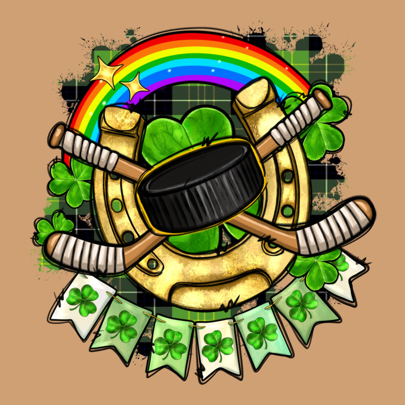 St. Patrick's Day Hockey Vintage Tee by FaDigitalArtStudio | Teevron